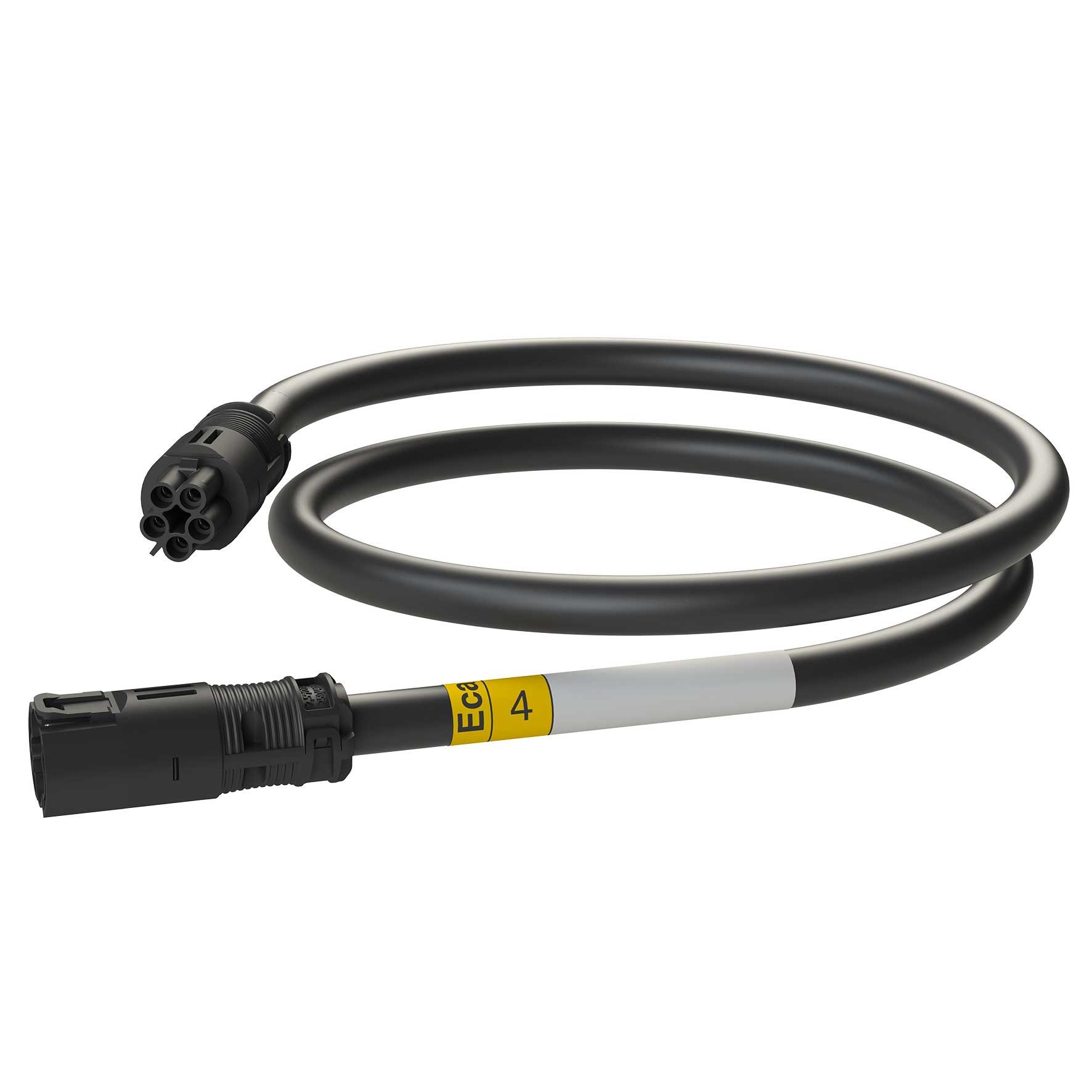 Attema Installeren 2.0 Aw Koppelsnoer 4M, 5G2,5 zwart eca