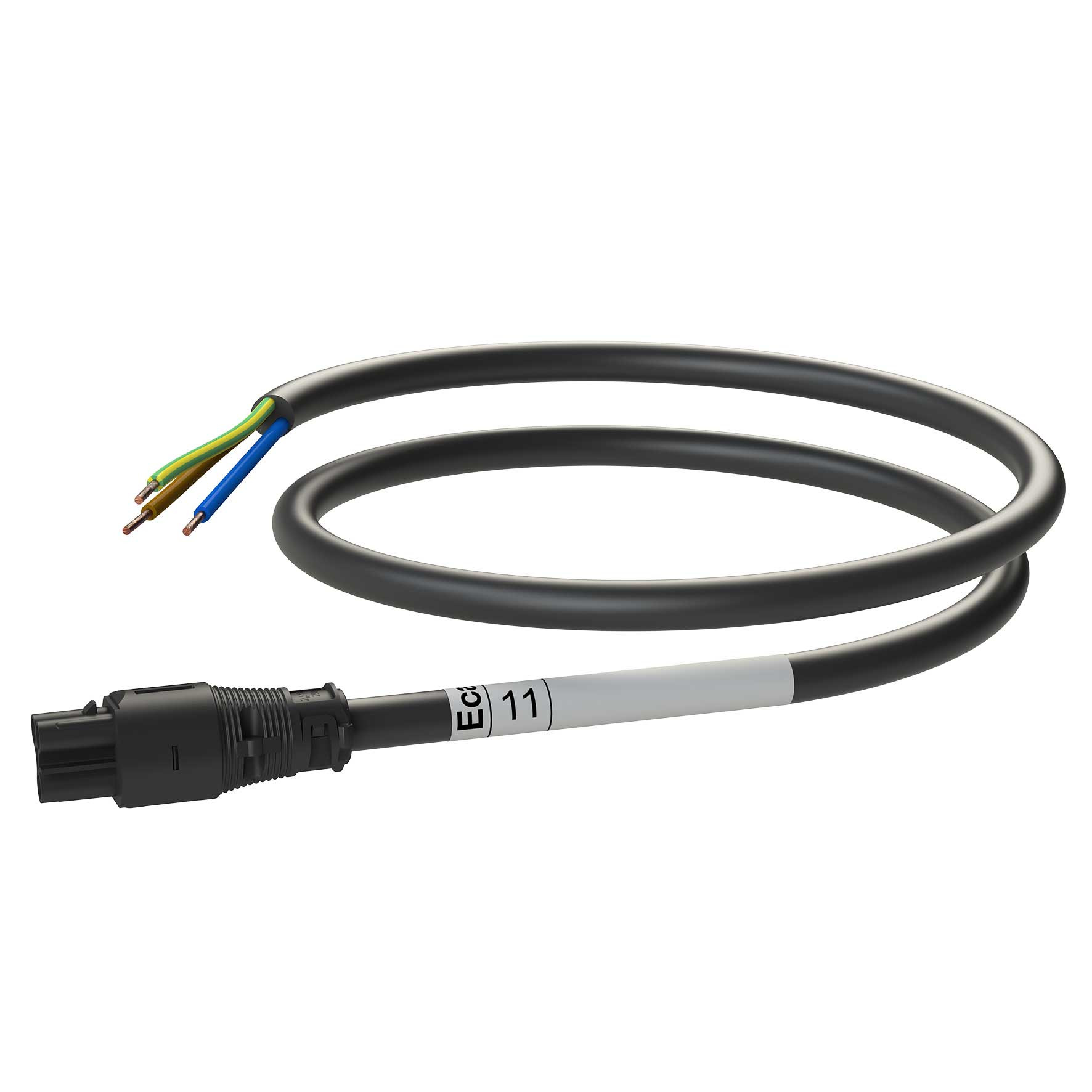 Attema Installeren 2.0 Aw Snoer fem.-open 11M, 3G2,5 zwart eca