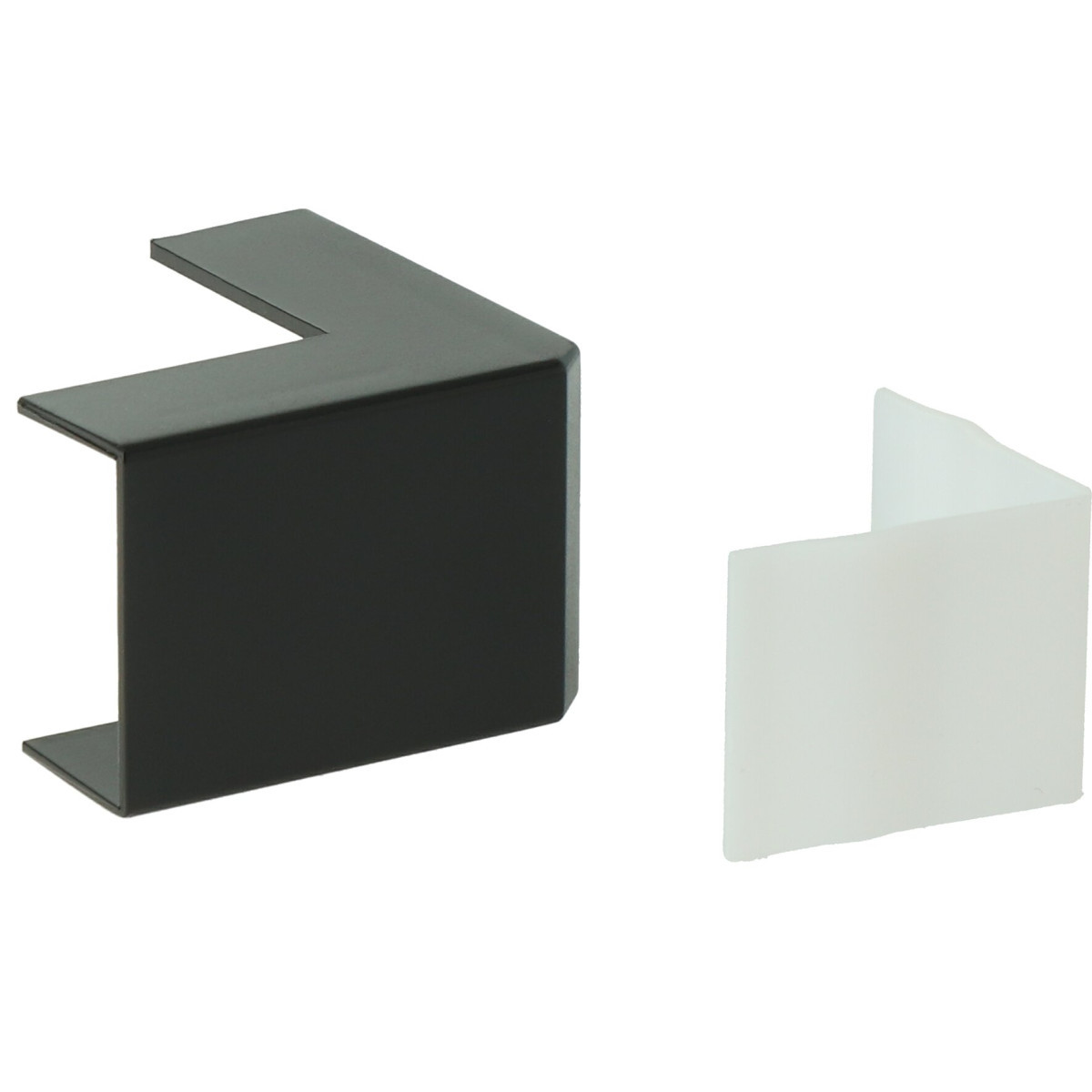 Attema K25/P25-plattebuis Ae25 Buitenhoekstuk zwart (ral 9005)