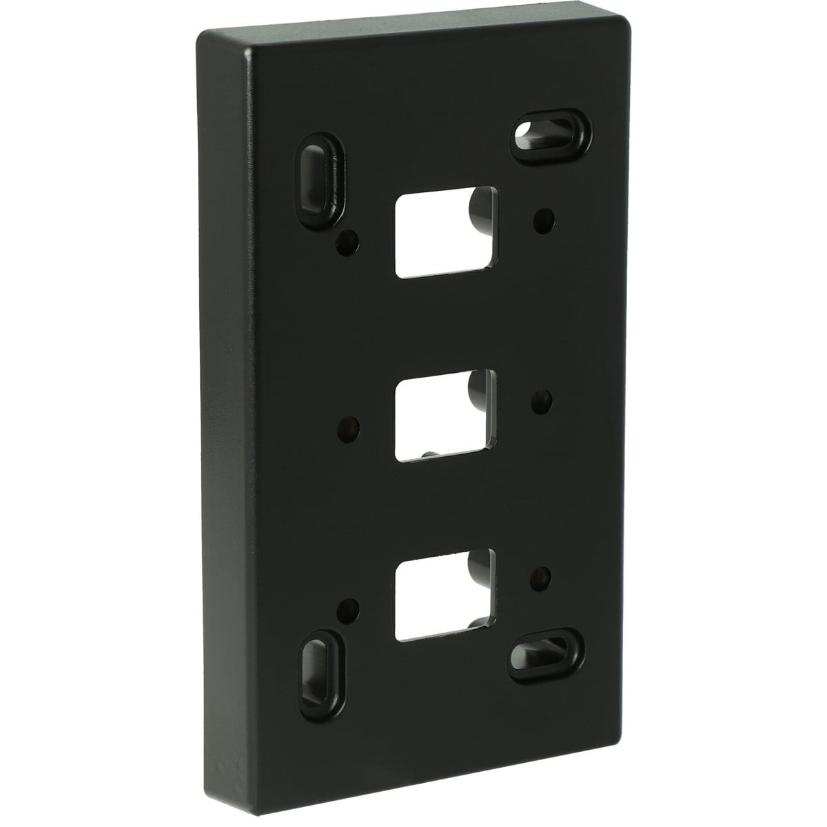 Attema K25/P25-plattebuis MS25 Montageplaat zwart (ral 9005)