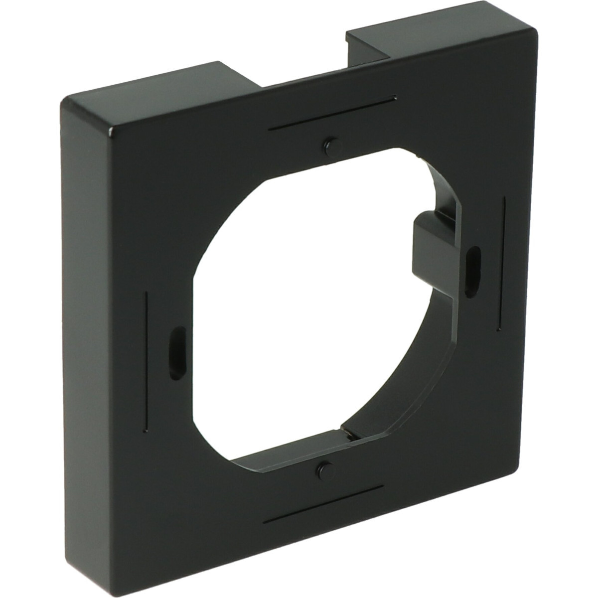 Attema K25/P25-plattebuis PR25 Plusrand zwart (ral 9005)