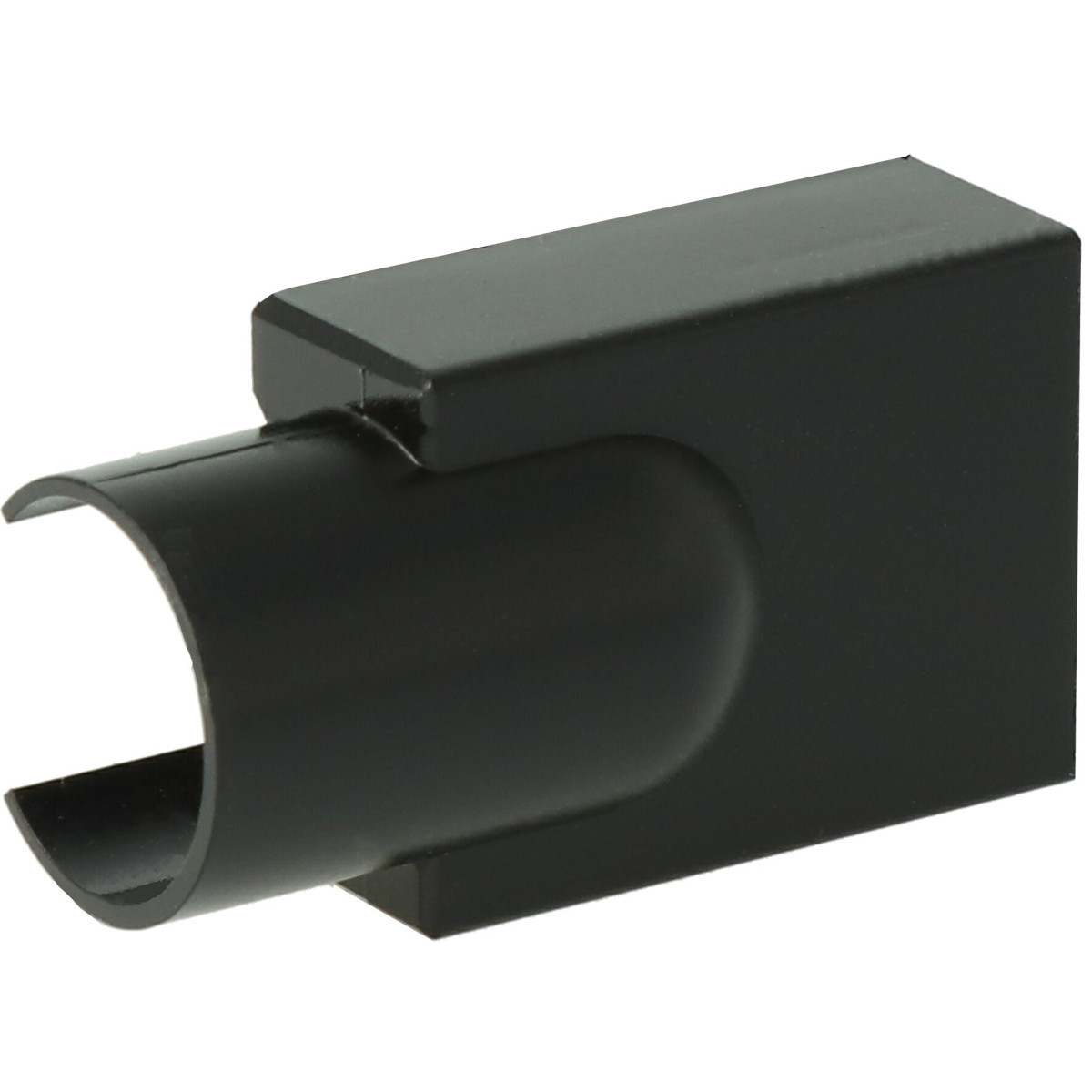 Attema K25/P25-plattebuis VM25 Verloopmof 19 MM zwart (ral 9005)