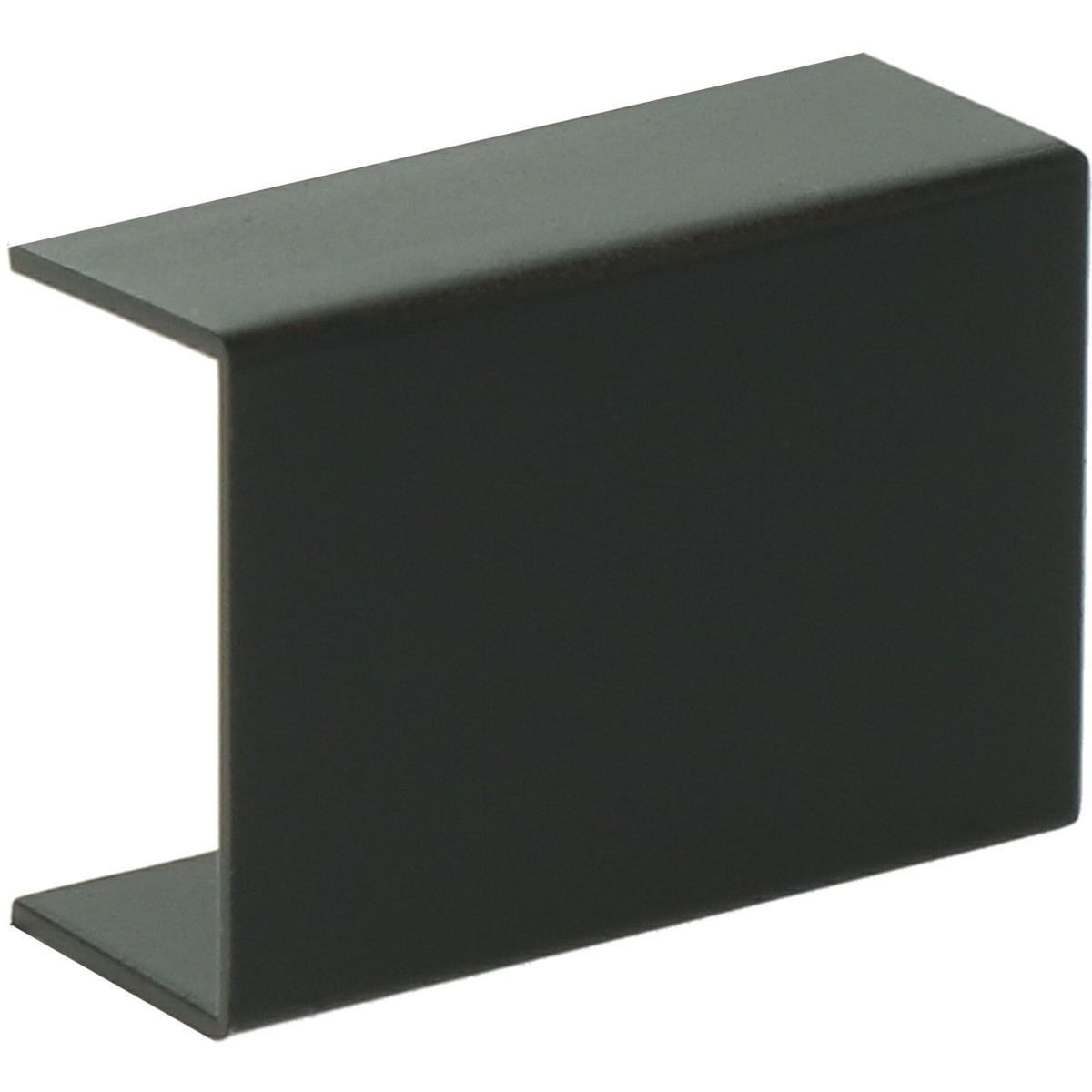 Attema K25/P25plattebuis E25 Eindstuk zwart (ral 9005)