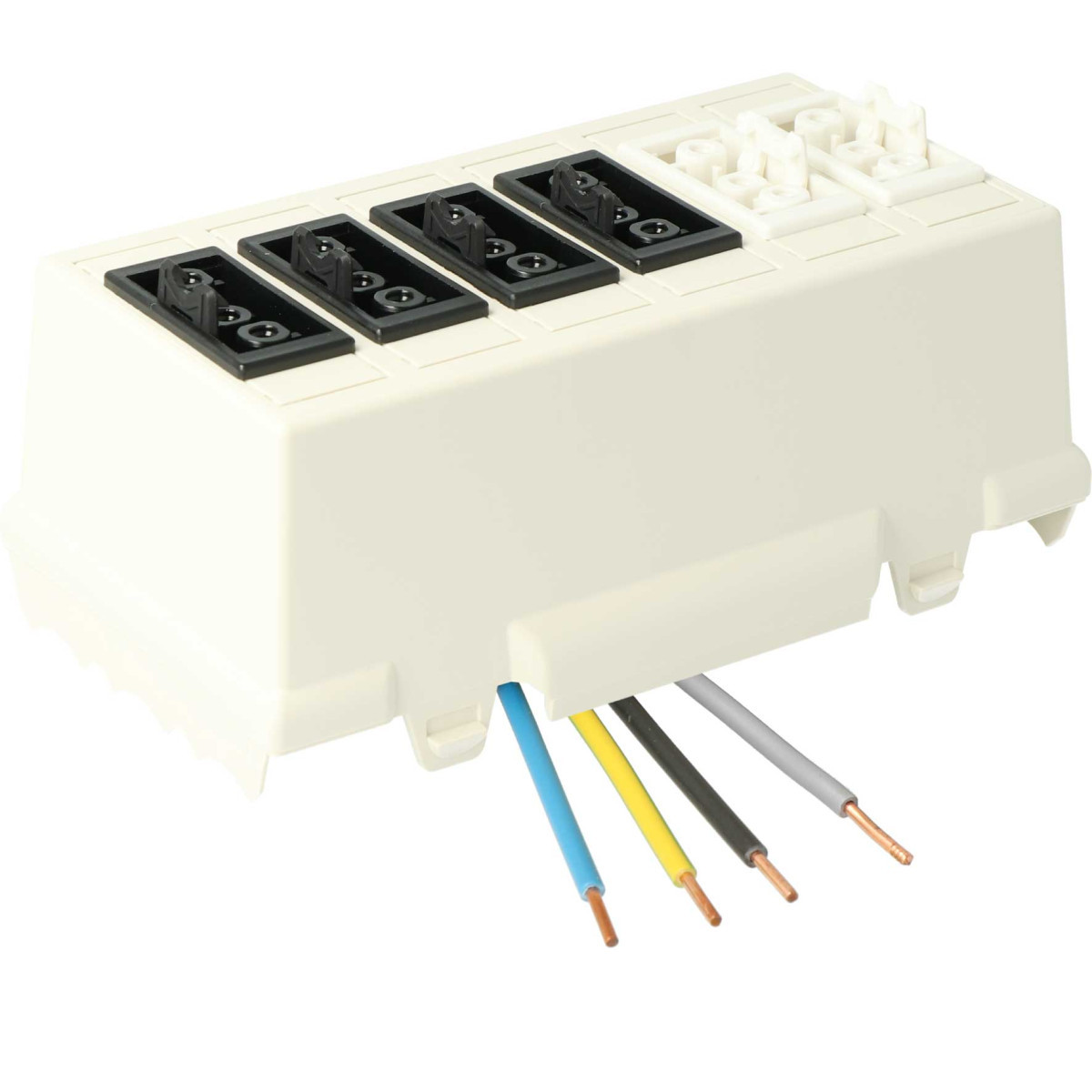 Attema Universele lasdoos BK16/19 Bkac 4x3p ZW + 2x3p W adels