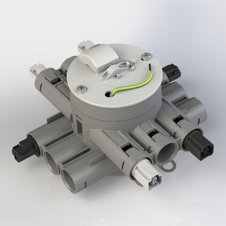 Attema Installeren 2.0 CHS75-GD2 stekerbare centraaldoos geschakeld lichtpunt, drievoudig