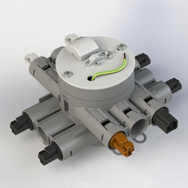 Attema Installeren 2.0 CHS75-SD4 stekerbare centraaldoos serieschakeling, drievoudig