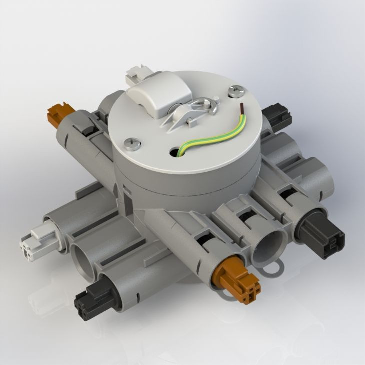 Attema Installeren 2.0 CHS75-WD2 stekerbare centraaldoos wisselschakeling, drievoudig