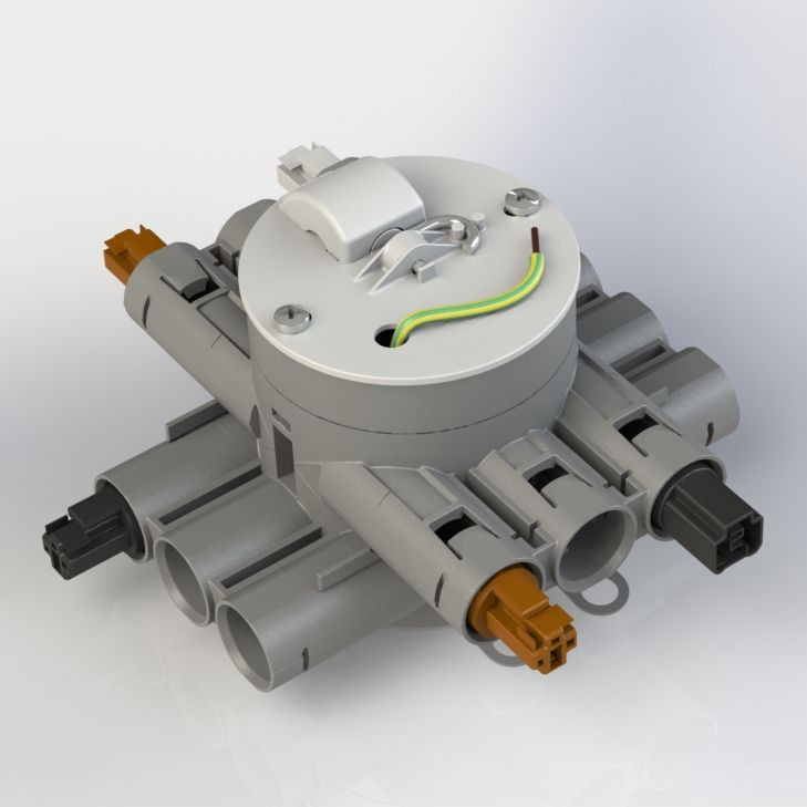 Attema Winstalleren CHS75-WT1 stekerbare centraaldoos wisselschakeling, tweevoudig