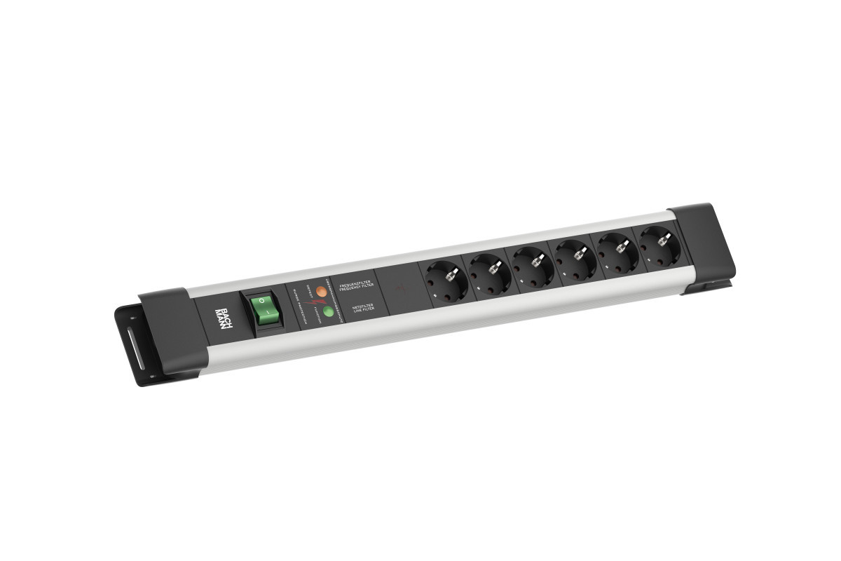 Bachmann Contactblokken Connectus - 6X 230V ra + oversp. beveiliging + net- & freq. filter + S