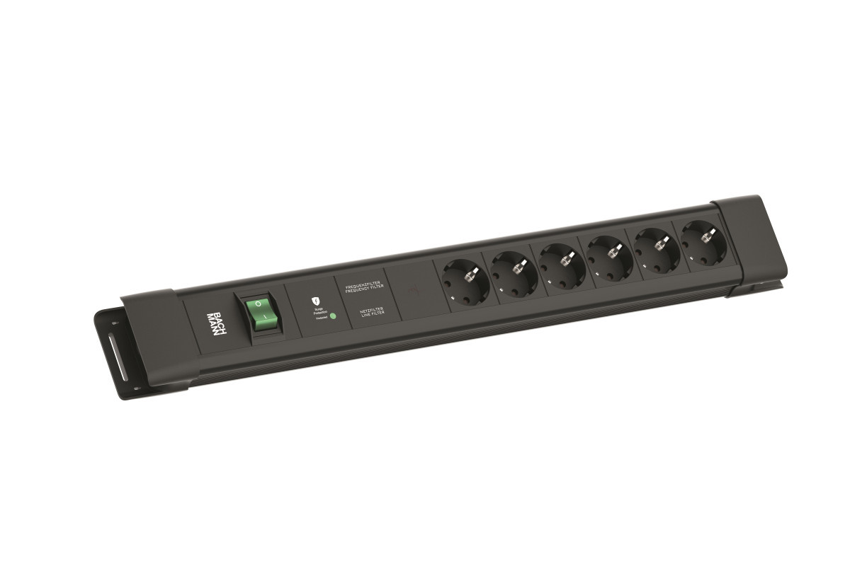Bachmann Contactblokken Connectus - 6X 230V ra + oversp. beveiliging + net- & freq. filterplus