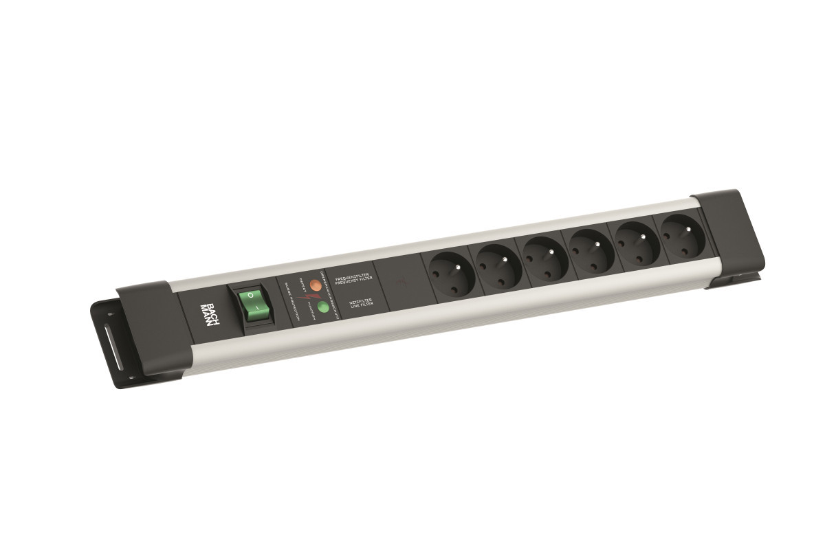 Bachmann Contactblokken Connectus - 6X be/FR + oversp. beveiliging + net- & freq. filter + SCH