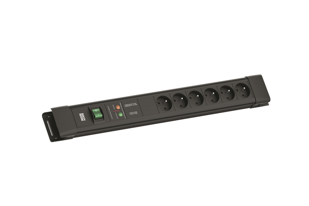 Bachmann Contactblokken Connectus - 6X be/FR + oversp. beveiliging + net- & freq. filter + SCH