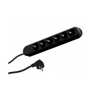 Bachmann Contactblokken Smart - 6X 230V ra - 3 M met ra stekker - zwart