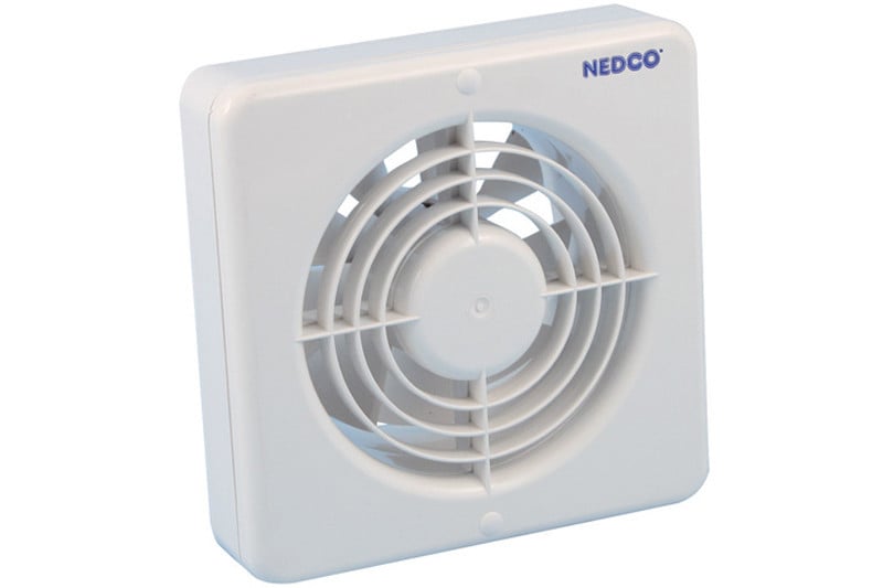 NEDCO Badkamer/Keukenventilator Badkamer-/ keukenventilator CR 150 at wit