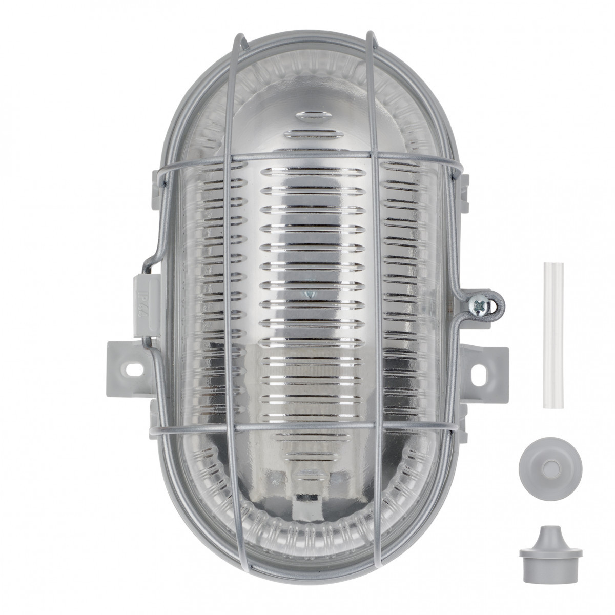 Bailey BaiLum ceiling/wall Robust Bulkhead e27 ovaal S grijs ip44 max 60W