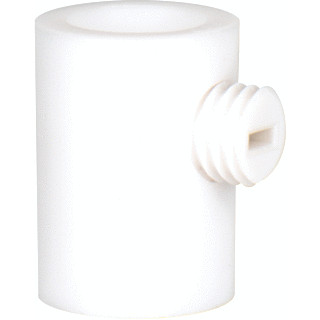 Bailey Accessoires snoergreep recht wit kunststof 139724 DS10