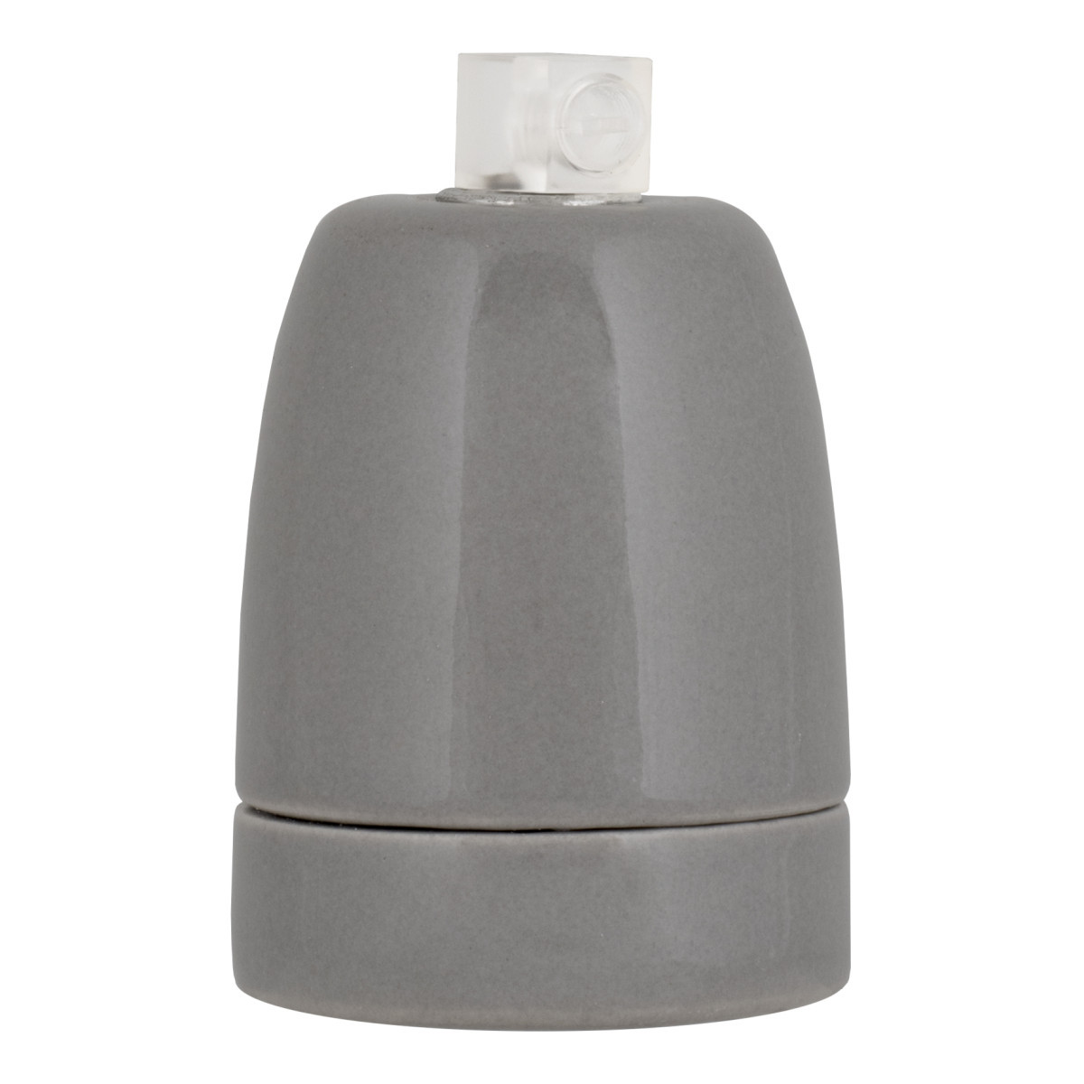 Bailey Decorative lampholder Lamphouder Porselein e27 grijs