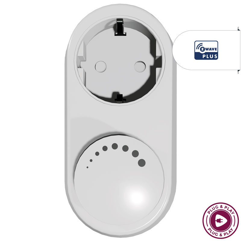 Bailey Eco-dim.06 Z-wave led stekkerdimmer 0-100W fase afsnijding (RC)
