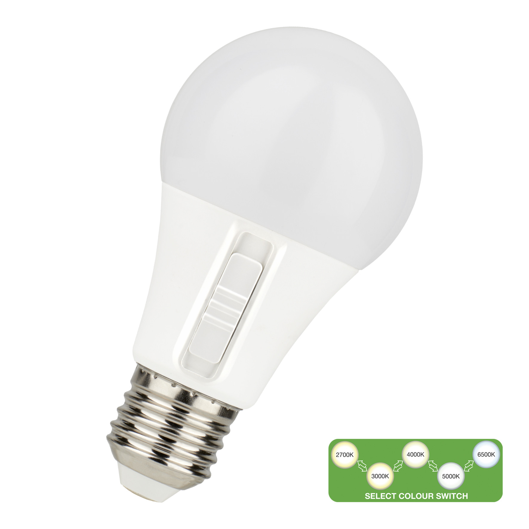 Bailey Ecoplus LED bulb Led A60 switch e27 dim 8.5W (60W) 806LM 5CCT 827-865