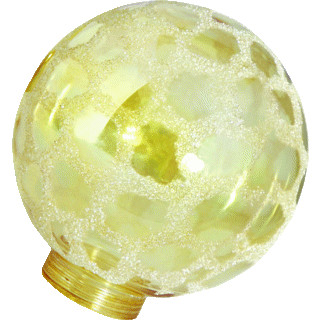 Bailey Glass bulb G100 gold kroko ice for led stick