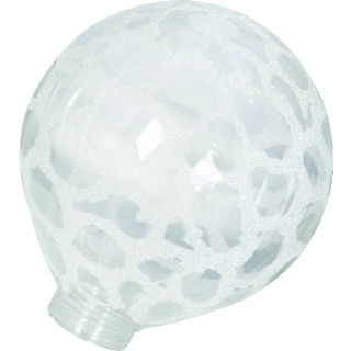 Bailey Glass bulb G125 clear kroko ice for led stick Bailey Glass bulb G125 clear kroko ice for led stick