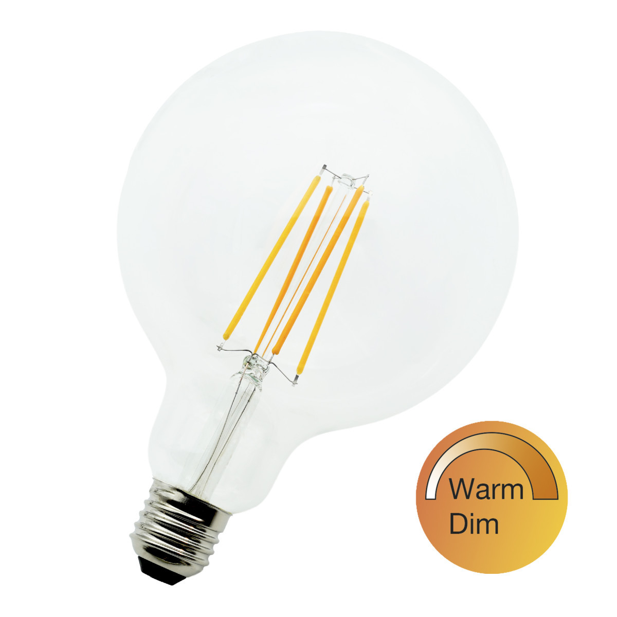 Bailey LED Filament Globe Led Fil warmdim G125 e27 7.3W (60W) 806LM 927-922 helder