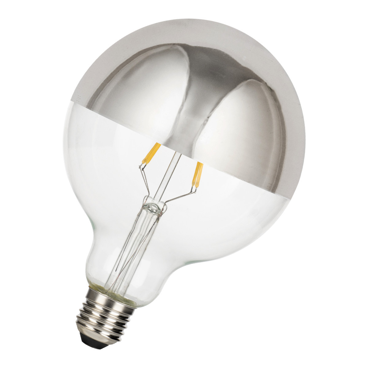 Bailey LED Filament mirror Led Fil G125 TM zilver e27 dim 4W (32W) 350LM 827