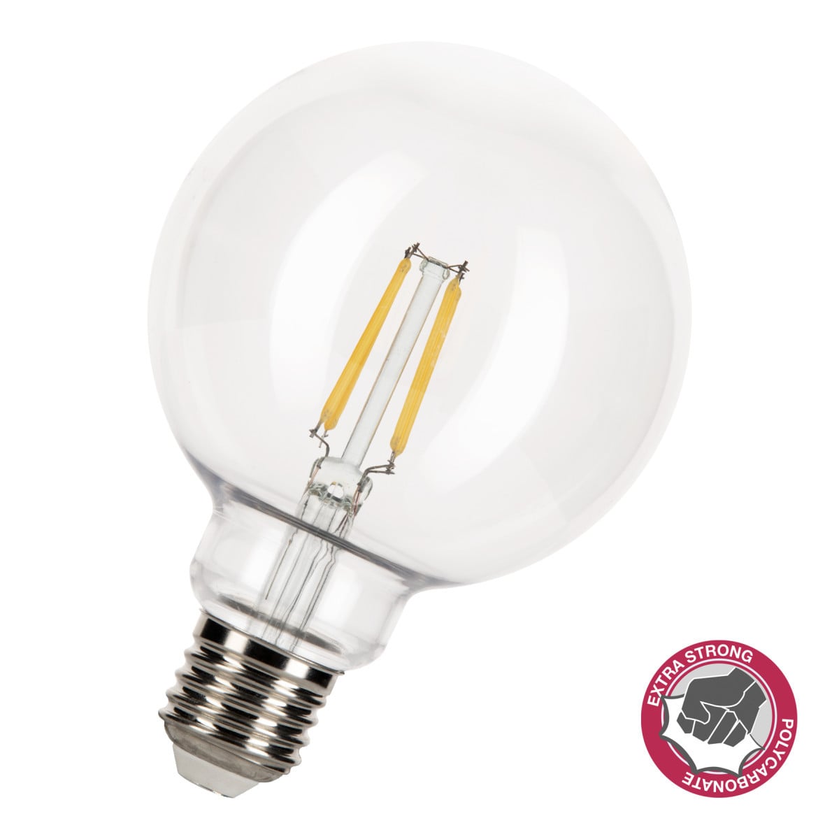 Bailey LED Filament safe Led Fil safe G95 e27 4W (39W) 450LM 827 PC helder