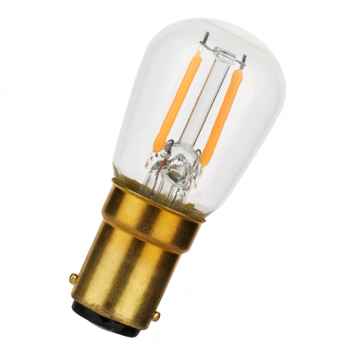 Bailey LED Filament tube Led Fil p26x58 ba15d messing dim 1.8W (16W) 150LM 822 helder