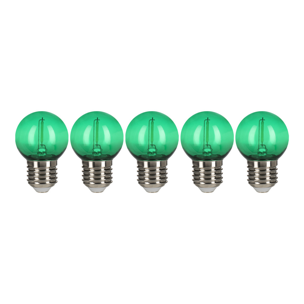 Bailey LED Party bulb Ecopack 5ST led party fil G45 e27 0.6W groen PC
