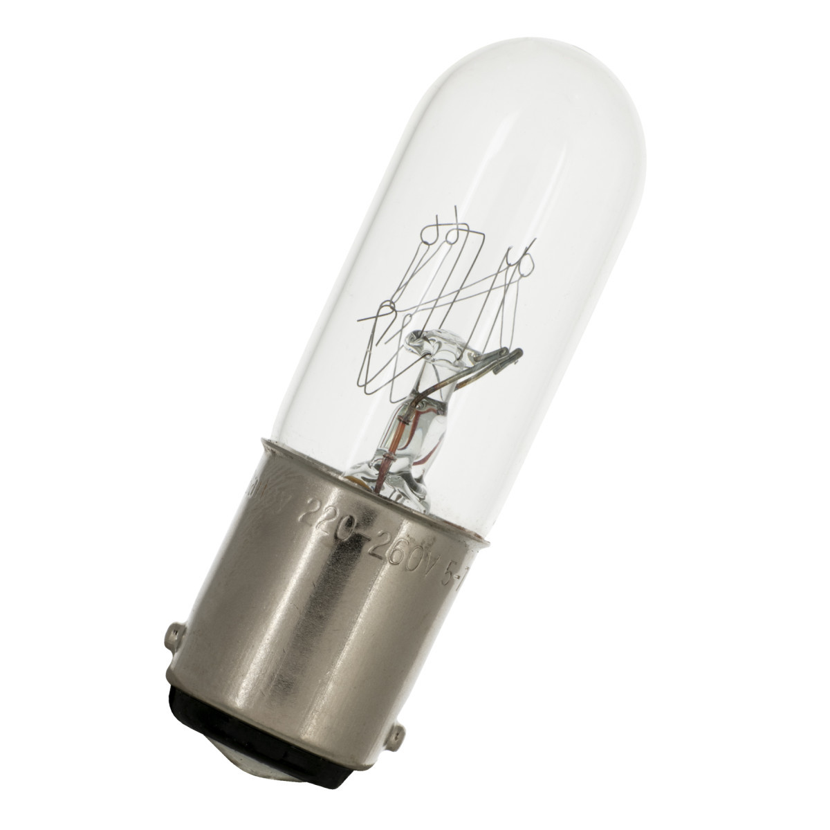 Bailey Miniature bayonet cap Ba15d t16x54 80V 7W C-3a