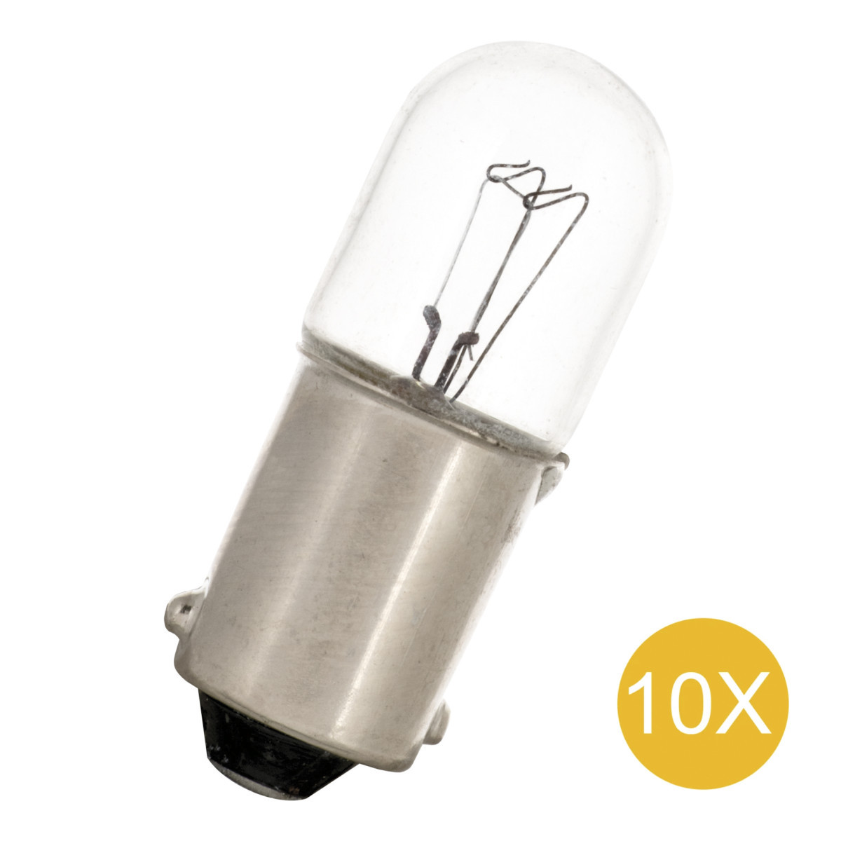 Bailey Miniature bayonet cap Ba9s t10x28 24V 80ma 2W C-2F (10ST)