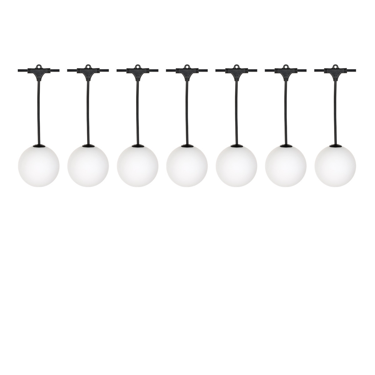 Bailey Party light string Led Party balls light string pendel 7.3M 7ST G100 2500K