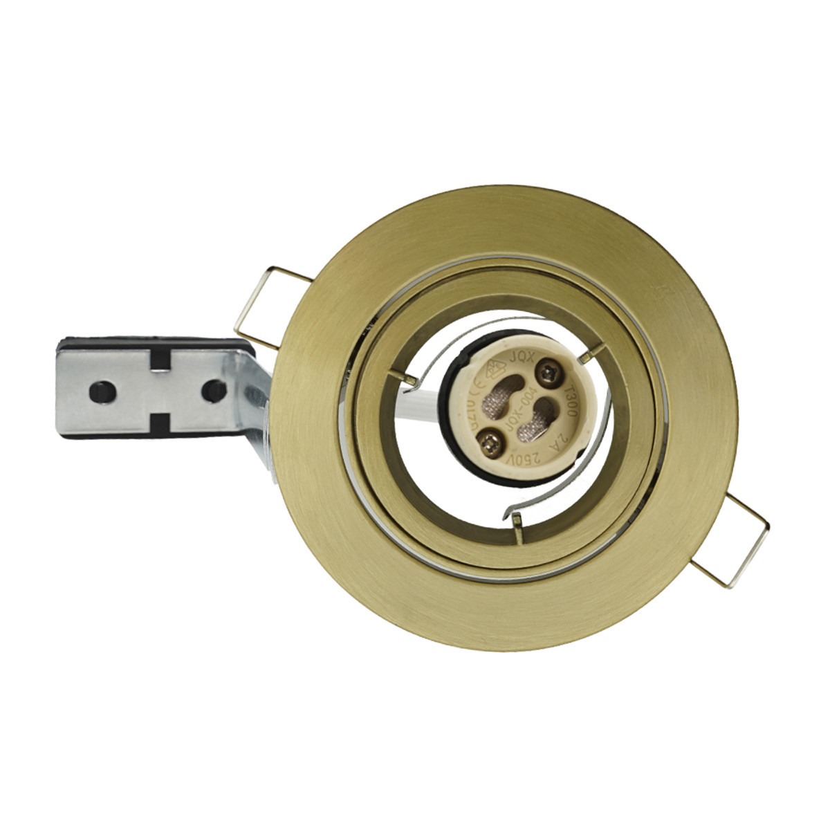 Bailey Relamp spot GU10 Spot Gu10 set messing goud geborsteld aluminium verstelbaar