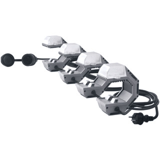 Bailey Robust led line 4x8w 5000K grey 11.5M