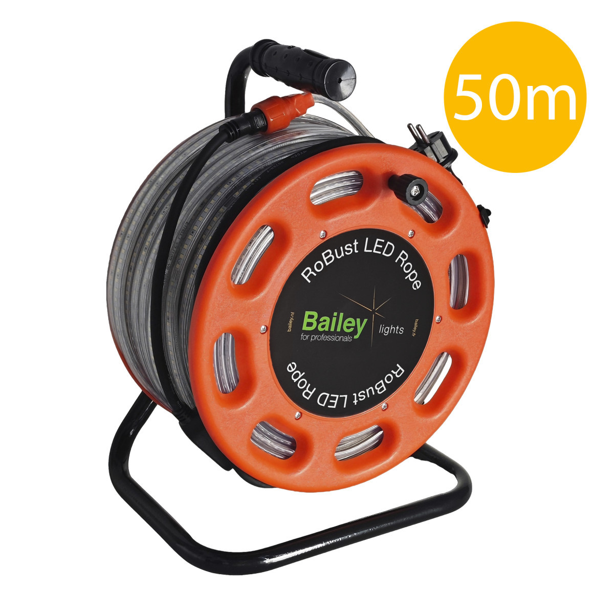 Bailey RoBust LED rope plus Robust Led rope plus 50M 9W/M 850LM/M 4000K ip65 op haspel