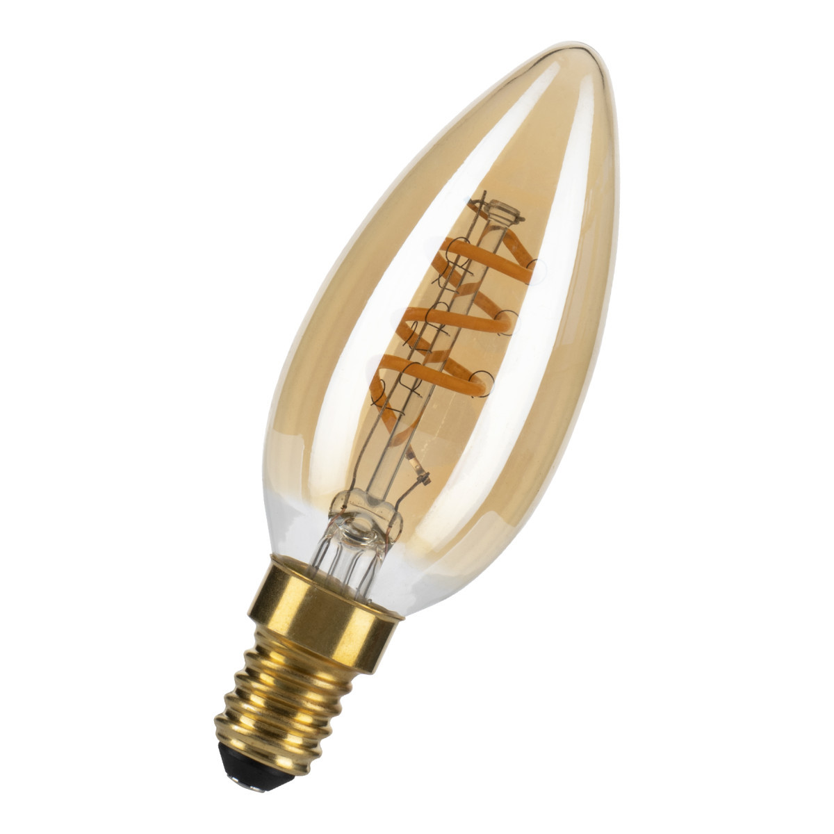 Bailey Spiraled filament basic Spiraled Basic C35 e14 dim 3W (18W) 165LM 820 goud