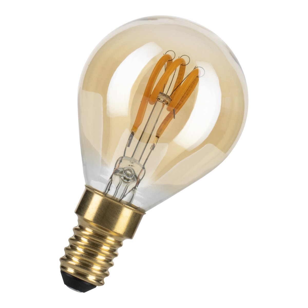 Bailey Spiraled filament basic Spiraled Basic G45 e14 dim 3W (18W) 165LM 820 goud