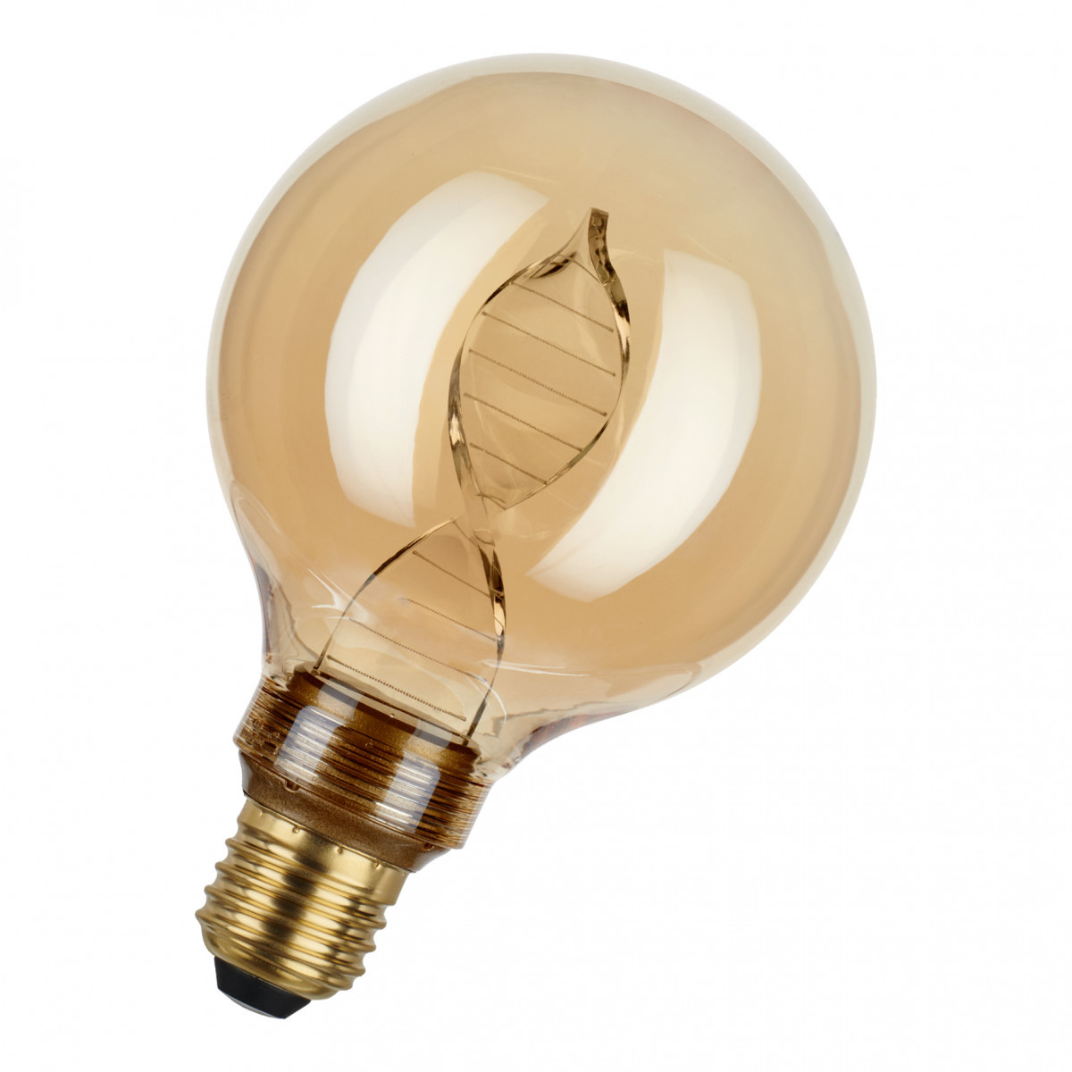 Spiraled Glow G95 e27 dim 3.5W 120LM 818 goud