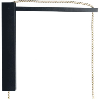 Bailey Accessories wandmontage hout zwart