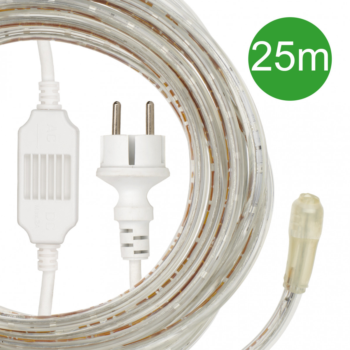 Bailey Robust LED rope Robust Led rope 25M 5W/M 170LM/M groen ip65