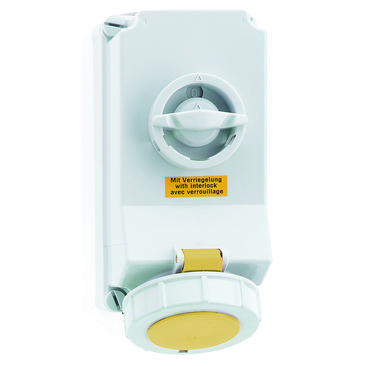Bals CEE-contactdoos afsch./vergrend WCD 4H 32a 3P 110V ip67 225x118 QC A/V ni
