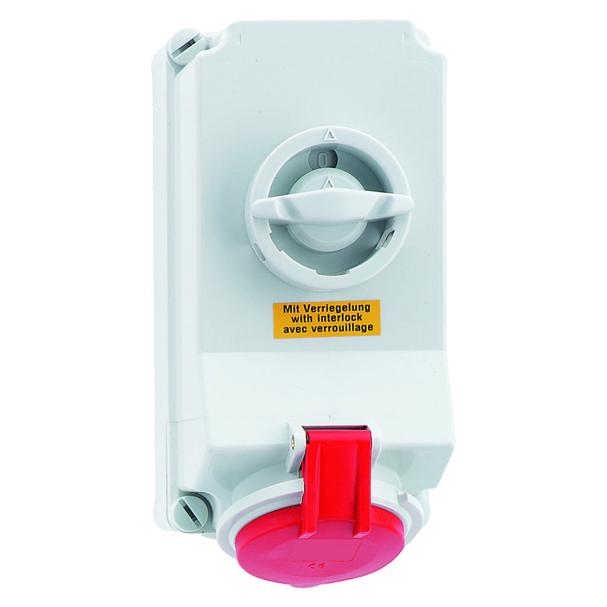 Bals CEE-contactdoos afsch./vergrend WCD 6H 16a 5P 400V ip44 225x118 QC te A/V ni