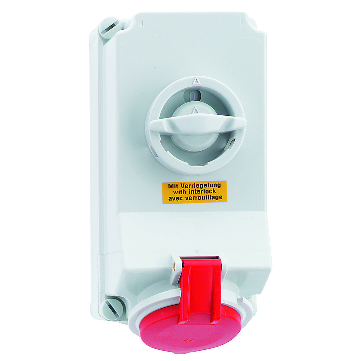 Bals CEE-contactdoos afsch./vergrend WCD 6H 16a 7P 400V ip44 225x118 te A/V ni
