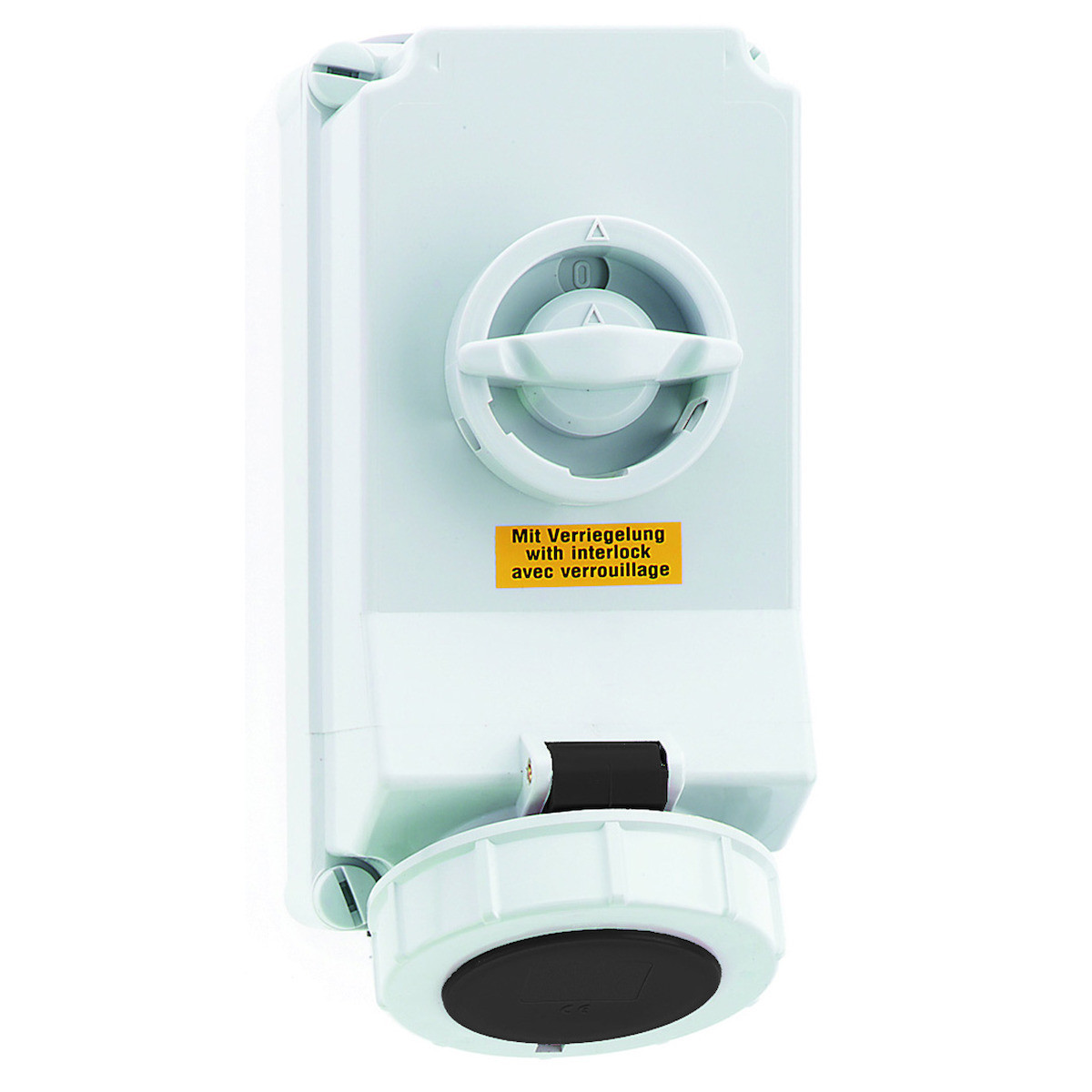 Bals CEE-contactdoos afsch./vergrend WCD 7H 16a 4P 500V ip67 225x118 QC A/V ni