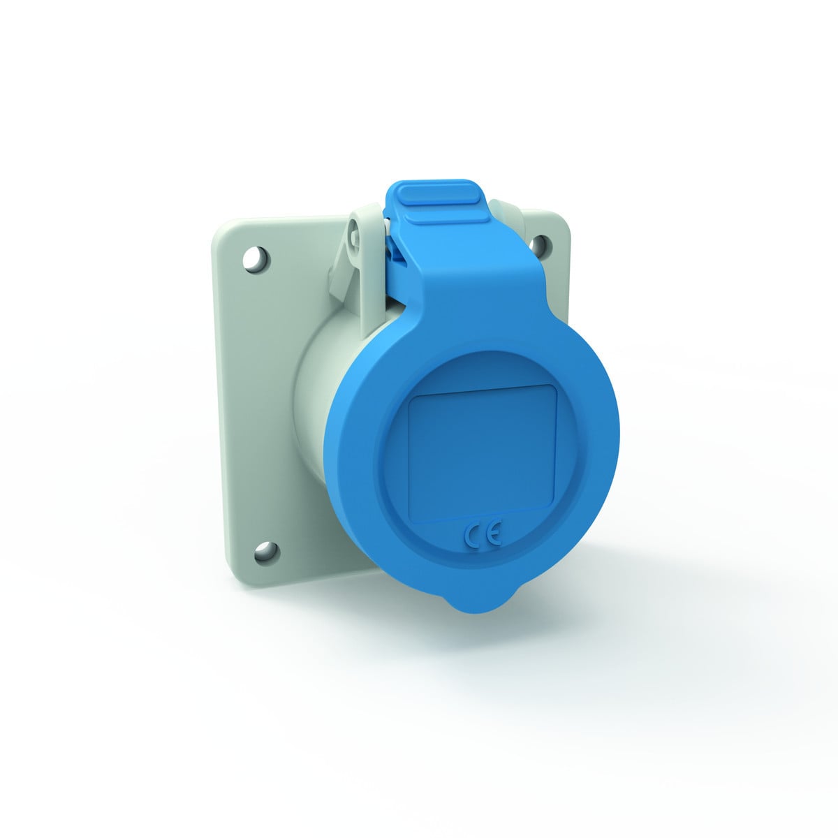 Bals CEE-inbouwcontactdoos(aanbouw) Icd 6H 16a 3P 230V ip54 75x75 QC iq