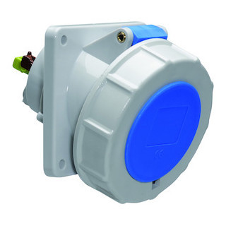 Bals CEE-inbouwcontactdoos(aanbouw) Icd 6H 16a 3P 230V ip67 85x85 QC SCH