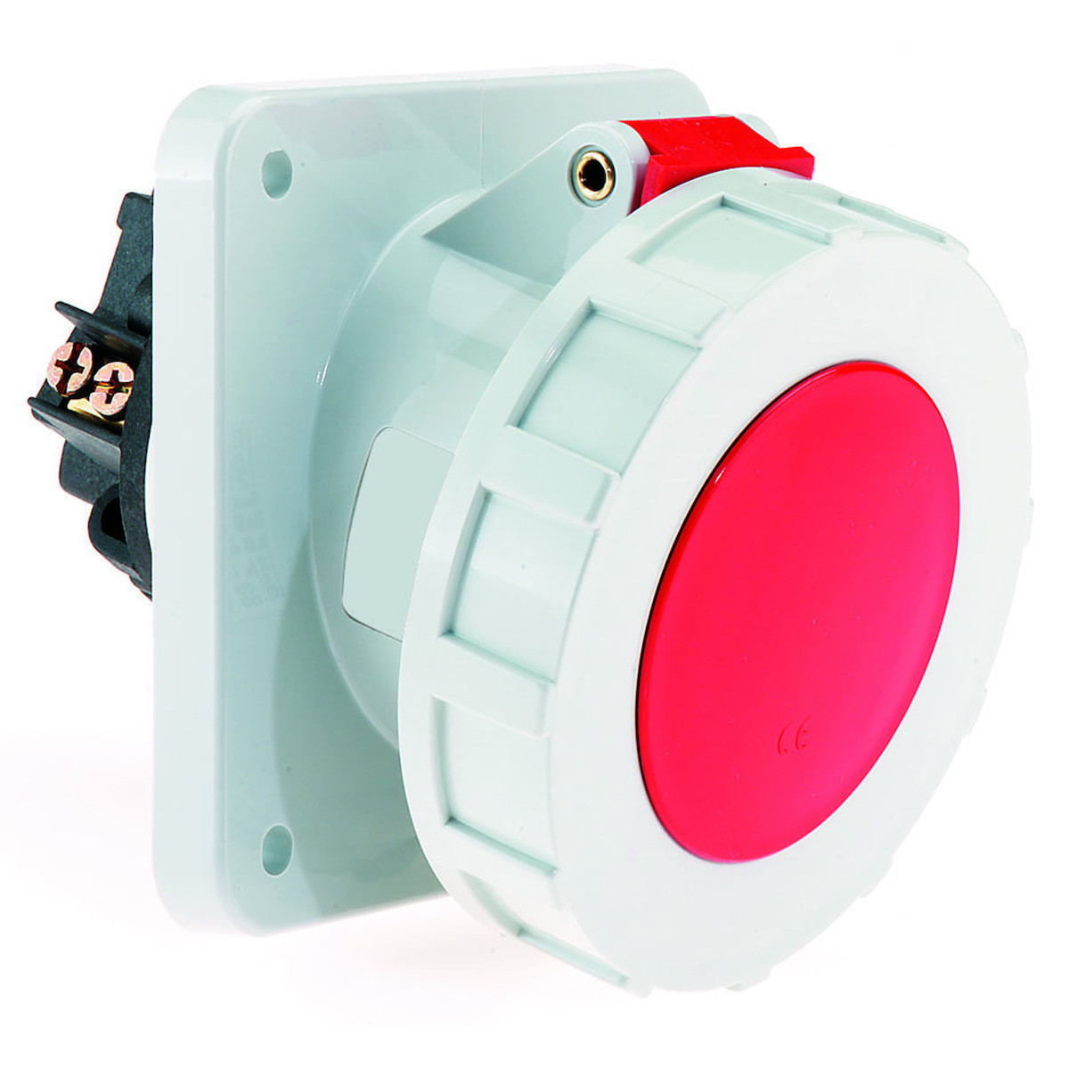 Bals CEE-inbouwcontactdoos(aanbouw) Icd 6H 63a 4P 400V ip67 114x114 SCH ni