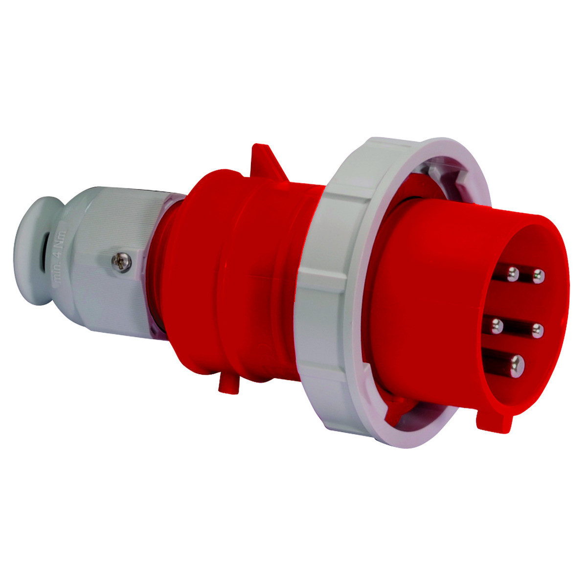 Bals CEE-steker(contactstop) STK 6H 32a 5P 400V ip67 QC MG te ni
