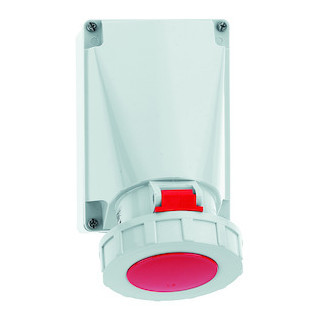 Bals CEE-wandcontactdoos WCD 6H 63a 4P 400V ip67 170x118 ni